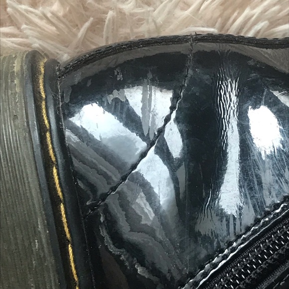 Dr Martens Delaney Sz 3 Black Patent - Picture 5 of 9